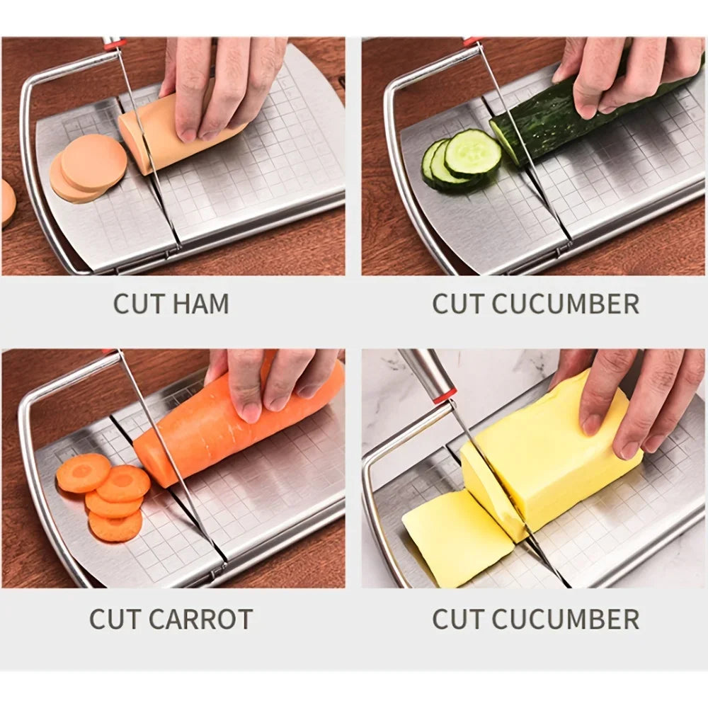 Couteau à Fromage avec Mesure Intégrée 🧀📐 – Ustensile Pro